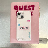[MADE] [Glossy Card Hard Case] 人生には愛が不可欠です。 なぜなら、元々そういうものです。
