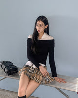 Geek off shirt layered long sleeves