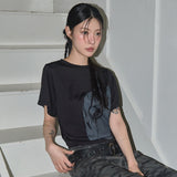 Still Hide Tee (Black) F25QB139