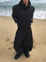 Juno Crop Hooded Cut-Out Lightweight Padding 3C