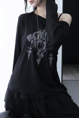 tattoo printing long sleeve T