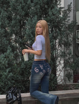 Elin Snap Three Quarter Short Sleeve
