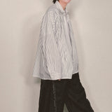 offset stripe shirt_white
