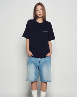 26SS FLOCKING BASIC LOGO SHORT SLEEVE T-SHIRT