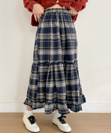 ソルベロングチェックスカート