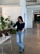 メシーズ 106 ストレート ライトブルー デニム