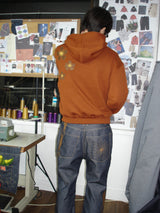 [Hand-Made「006」] Argyle Patch Pants_Denim&Brown