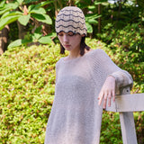 VA Label Wave Line Beanie / Beige