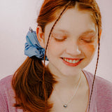 BASIC DENIM SCRUNCHIE (SKY BLUE)