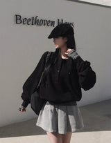 [Bellide made] Henry Neck, Raglan Overfit Trainer