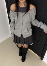 レイヤープリーツスカート