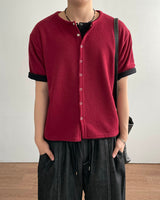 Plac Knit Short Sleeve Cardigan