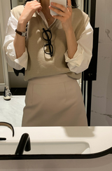 [Lè made/7,000 Sold] ルメイド ベーシック Vネック ベスト