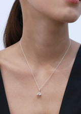 [MADE] GROTTO NECKLACE 08 - RAINBOW MOONSTONE