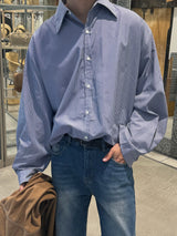 ASCLO Overfit Balloon Stripe Shirt (2color)
