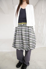 balloon check stopper skirt(2colors)