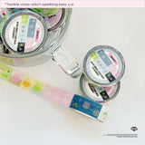 Twinkle cross-stitch sparkling easy-cut tape