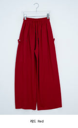 [unisex] Chiha Side Snap Wide Banding Sweatpants