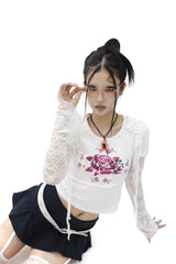 Me愛 - Me愛 Tシャツ (マゼンタ)