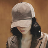 VARZAR Chain Logo Corduroy OG Fit Ball Cap / Brown