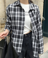 Easy check shirt - bl