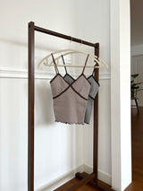 Stripe lace sleeveless (3 colors)