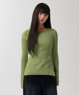 カットオフ LS ニット