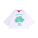 ワイドクロップエデンツリーラグランショートスリーブTシャツ (FOR WOMAN) _SYS7TS57LP
