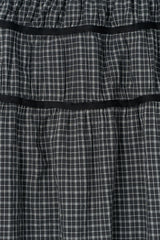 Plain band skirt_check