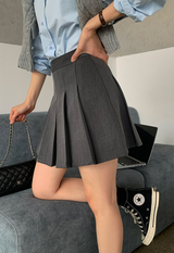 Wanted Pleated Mini Skirt