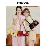 muva. New Genuine‑Leather Underarm Bag, Biker‑Style Minimalist Luxury Niche Women’s Shoulder Handbag, New Arrival May 17