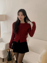 MT Basic Soft Crop Knit Cardigan (6color)