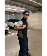 [1+1] ミニワッフルクロップマッスルTシャツ