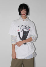 LUCKY BLACK CAT TEE
