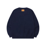 エイドリアンバックレザールーズフィットニット UNISEX (4Color)