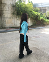 Sagging flare pants