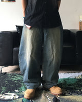 ST フレームバルーンデニムパンツ (1C)