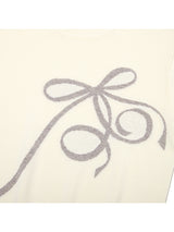 KIRSH PLAIN RIBBON CHERRY SUMMER KNIT - IVORY