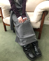Elon String Tie Long Skirt