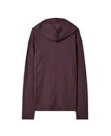 Charis Henley Neck Hooded Knit