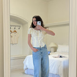 Sunday Puff Blouse (yellow)