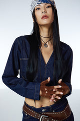 Horseshoe Leather Necklace(BR)