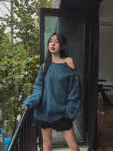 Canchu Eyelet Tiered Miniskirt