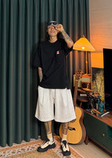 Light One-Tuck Bermuda Shorts 4COLOR