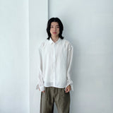 Japanese Clean Fit Refreshing Textured Solid Light Shirt