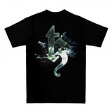 TZ P.H.D. Tシャツ - BLACK