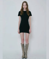DROOP LINE TEE DRESS