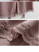 PETAL VEIL LACE MIDI SKIRT