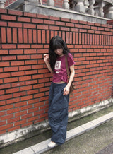[unisex] Bene Nylon Cargo Parachute Banding Wide Pants