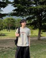 ヴェモス スターロゴ クロップド 半袖Tシャツ